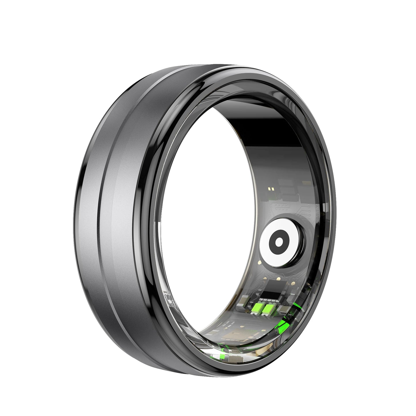 2025 Smart Ring for Men Women, Heart Rate Blood Oxygen Monitor, IP68 & 5ATM Waterproof, Multi-sport Mode, Couple Rings Best Gift