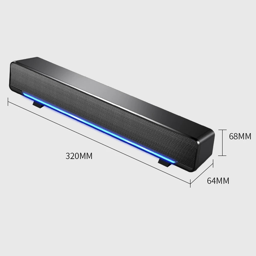 New Soundbar Wired And Wireless Bluetooth 5.0 Speaker For TV Soundbar With Subwoofer Wireless Bluetooth Sound Bar For TV Laptop