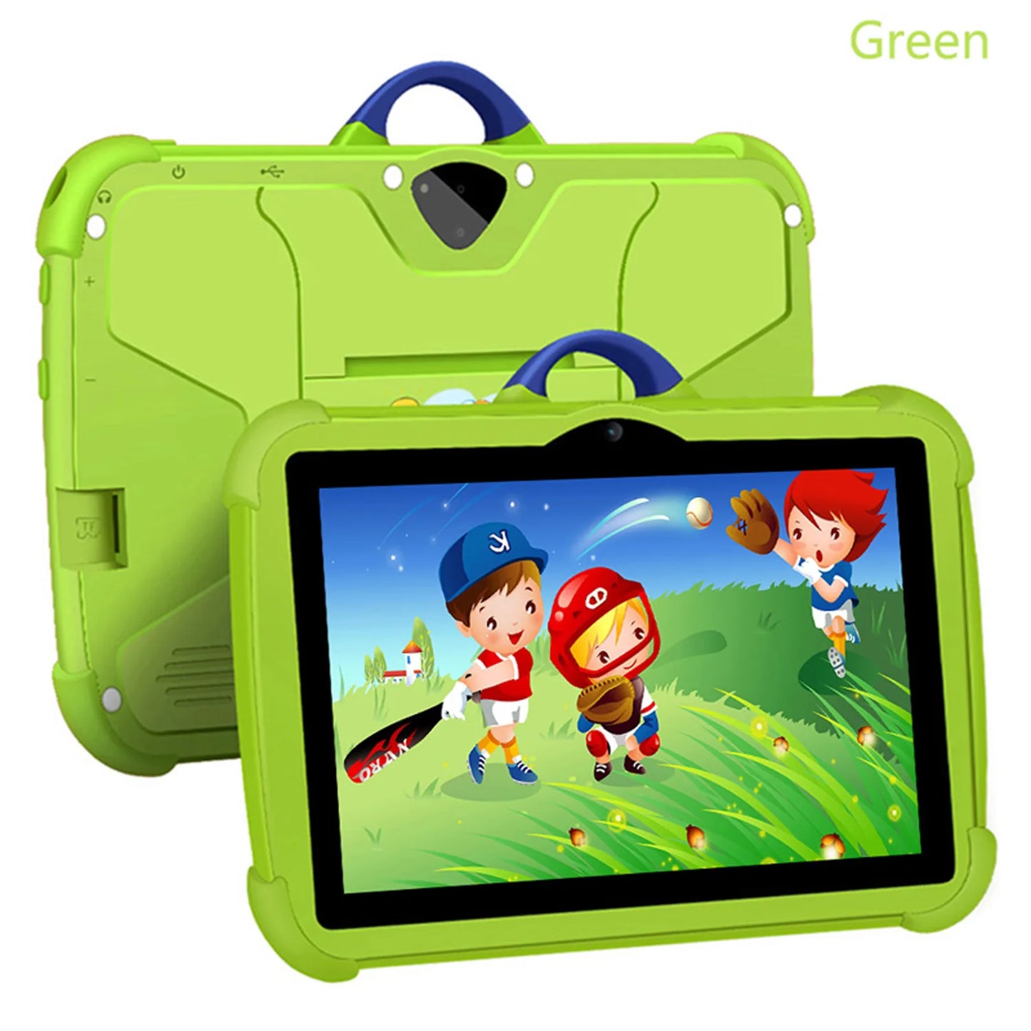 New Cartoon Pattern Kids Tablet 7.0 Inch Quad Core 4GB RAM 64GB ROM Android Learning Education Games Tablets Children's Gifts