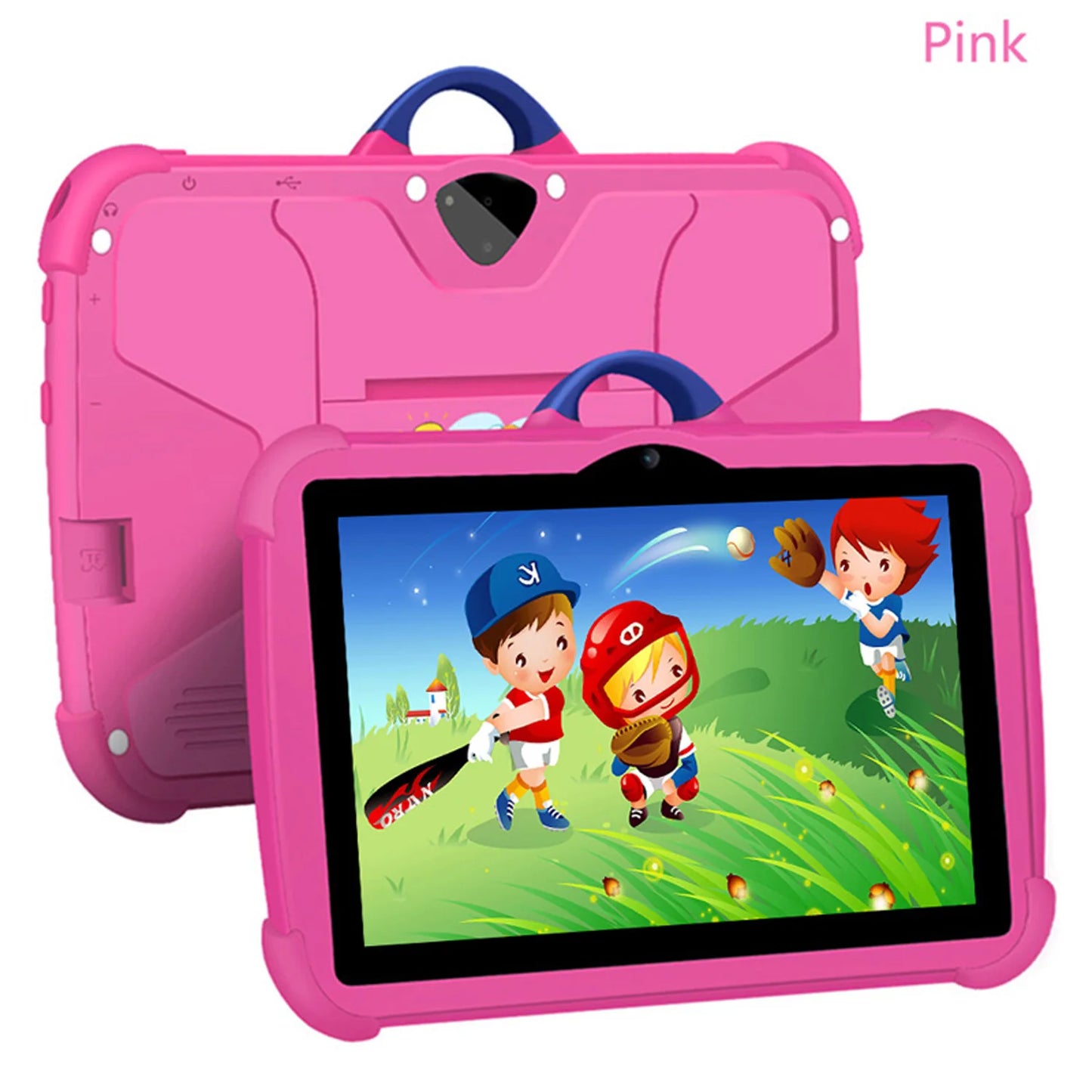 New Cartoon Pattern Kids Tablet 7.0 Inch Quad Core 4GB RAM 64GB ROM Android Learning Education Games Tablets Children's Gifts