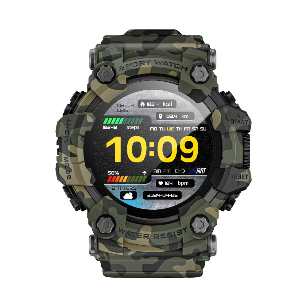 2025 New Fitness Tracker Smart Watch for Men Heart Rate Monitor Blood Pressure Smart Watch Suitable for Android iOS