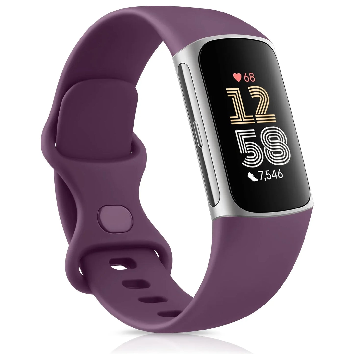 Smartwatch Band for Fitbit Charge 5 6 Strap Adjustable Watchband for Fitbit Charge 5/Charge 6 Correa Wistband Replacement Bands