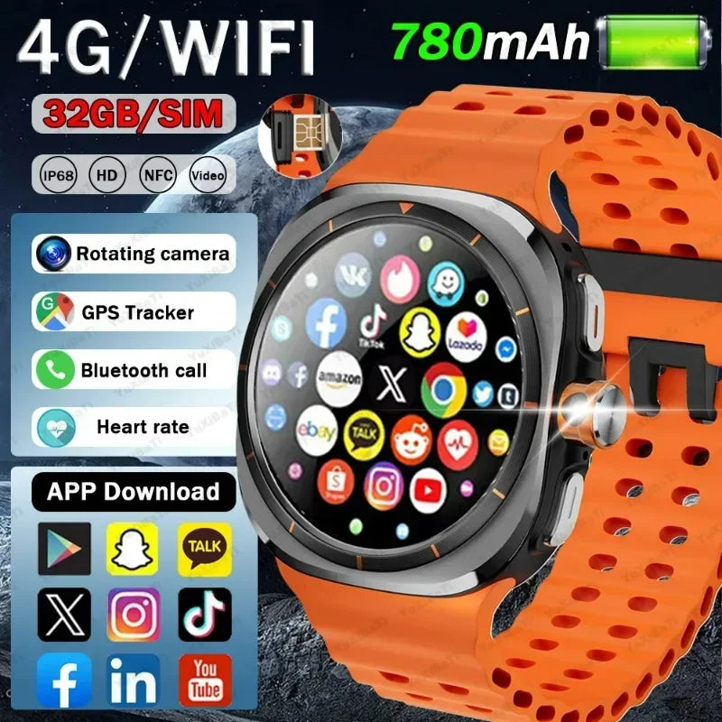 2025 New Sports Fitness Tracker Screen Watch Multi-function W7 GPS Bluetooth Connection Healthy Accessories Altimeter Bip