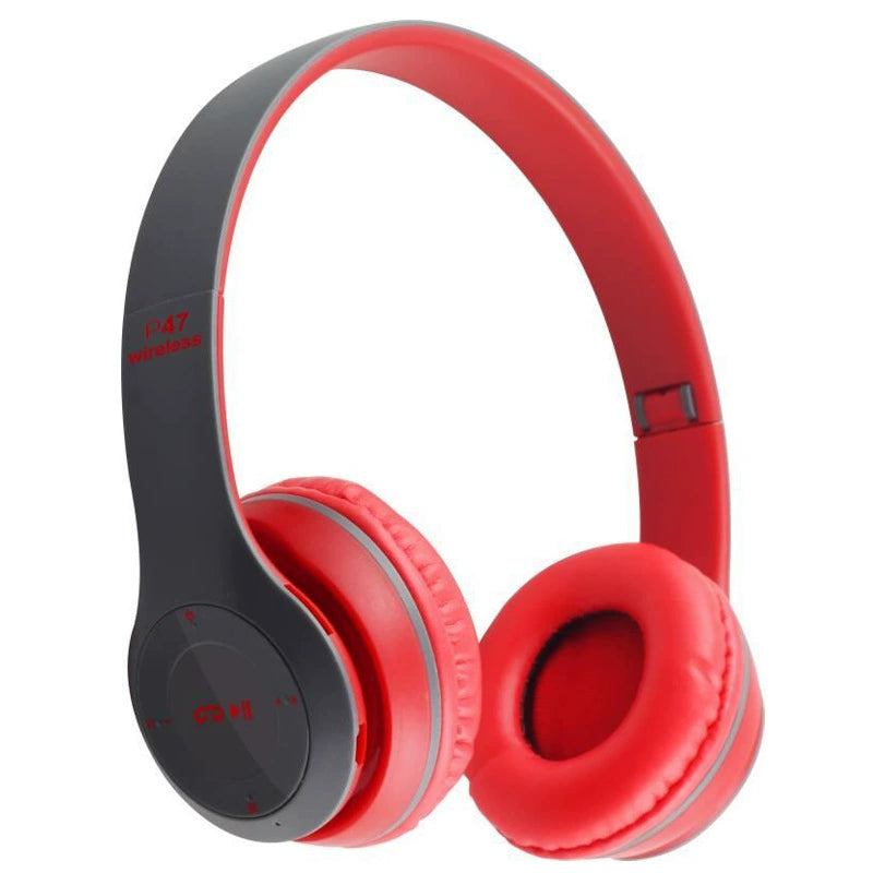 B39 Bluetooth Headphone Head-Mounted Wireless Luminous Colorful Breathing Light Card Foldable Sports Dynamic Bass Boost Music Headset